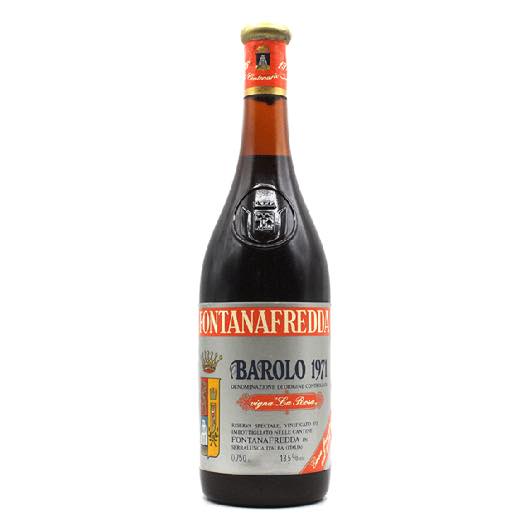 バローロ・リゼルヴァ・スペチアーレ 【ヴィーニャ・ラ・ローザ】 1971 フォンタナフレッダ