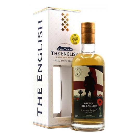 ザ イングリッシュウイスキー レスト ウィ フォーゲット 43% 700ml